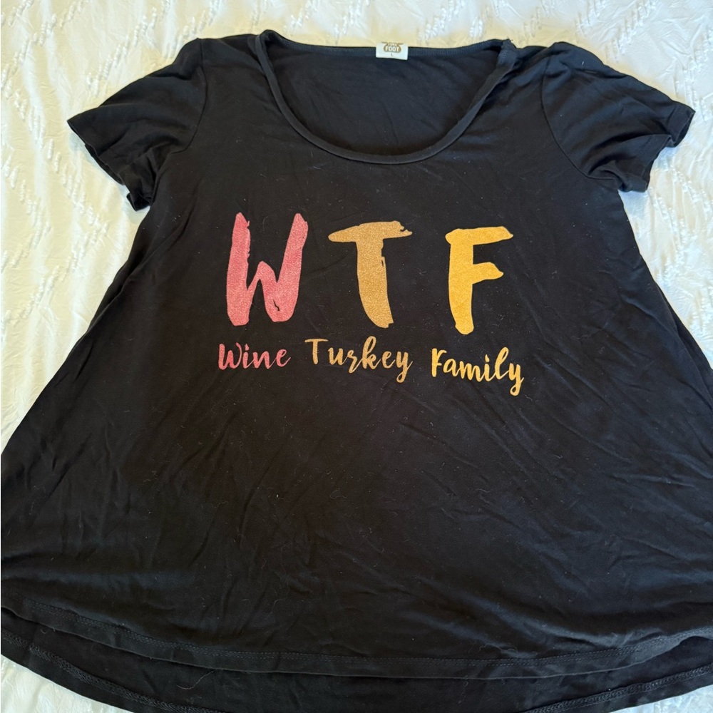 Thanksgiving Black Tee